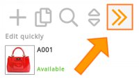 Nouvelle fonctionnalité : mise à jour rapidement des produits